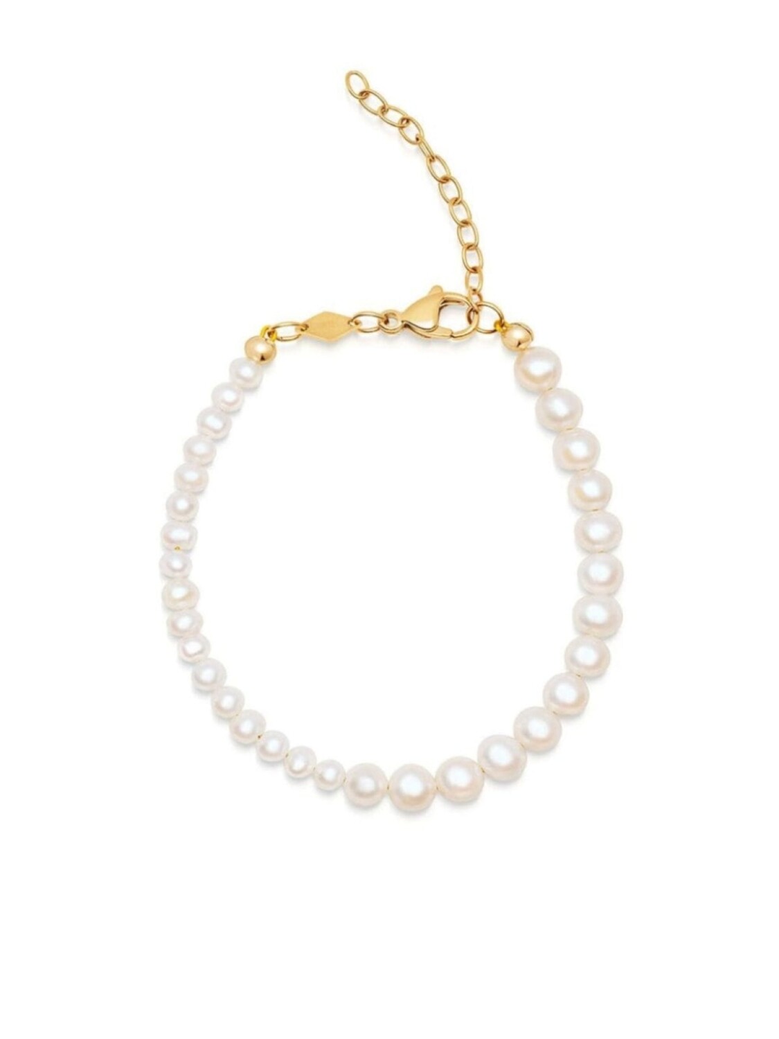 

Браслет с жемчугом Nialaya Jewelry, белый