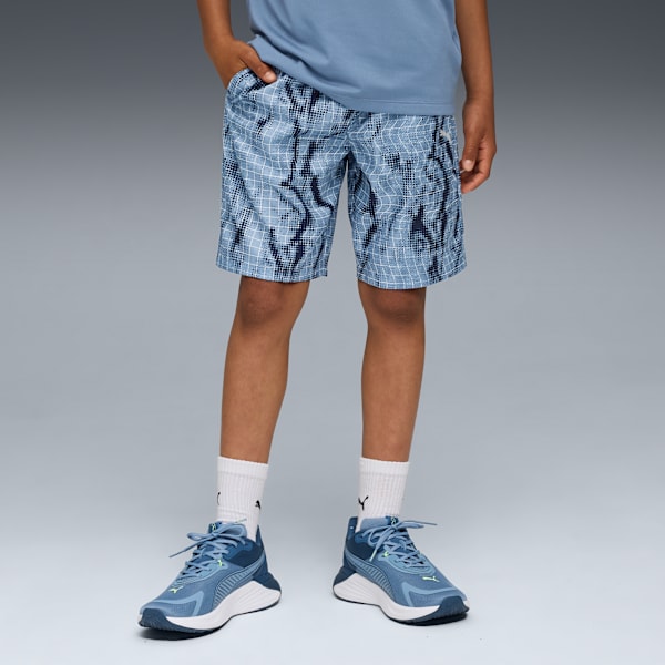 

Узорчатые шорты для больших детей Train All Day Essentials Puma, синий