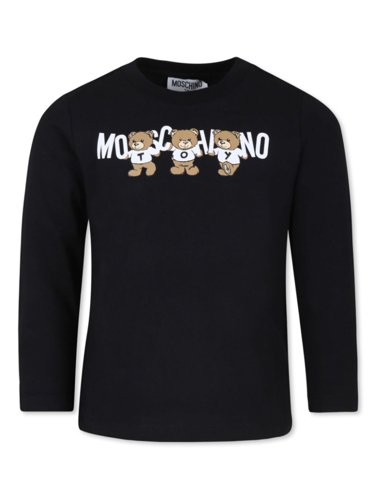 

Moschino Kids футболка из хлопка с принтом «Медвежонок Тедди», черный