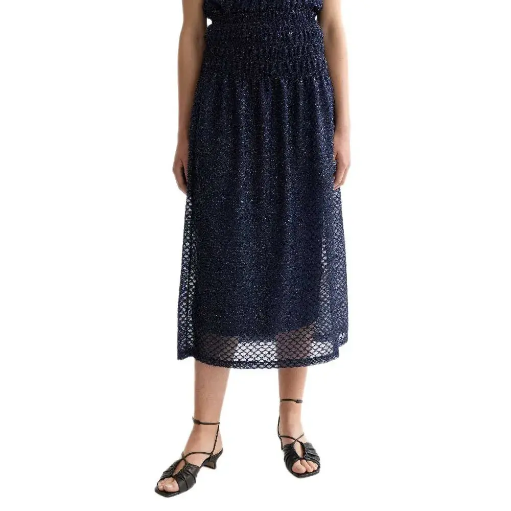 

Юбка Scotch & Soda Lurex Smocked, синий