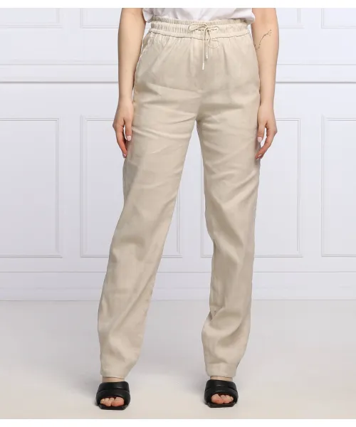 

Льняные брюки Loose fit Marc Cain, бежевый