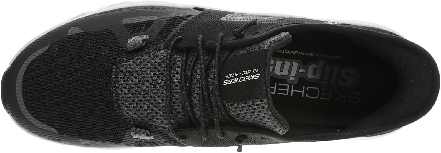 Мужские кроссовки Skechers Glide-Step Pro без шнурков, черный — фото 3