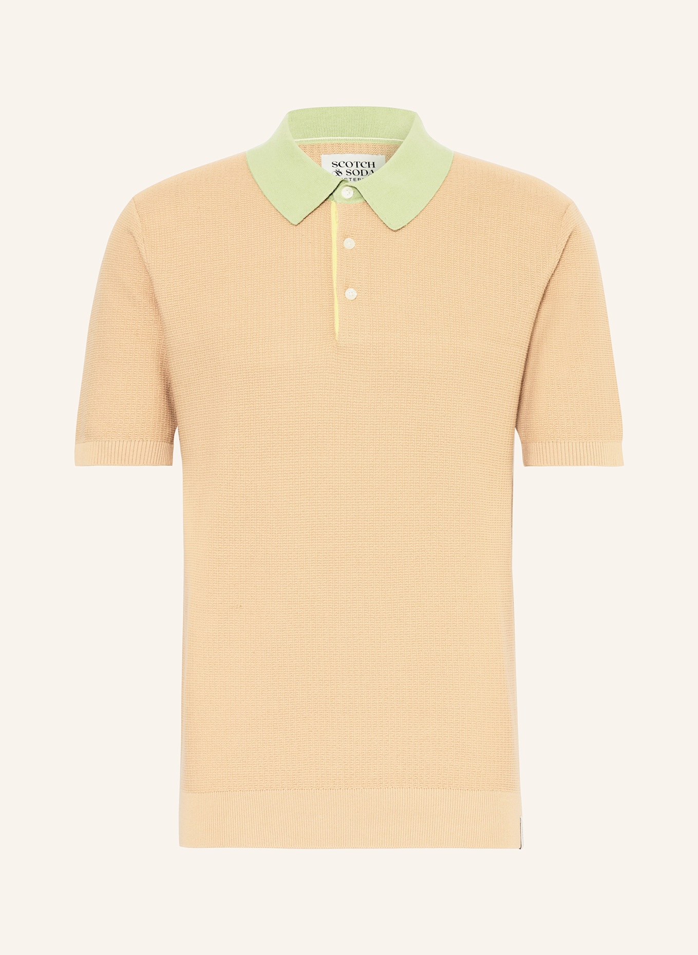 

Трикотажная рубашка поло Scotch & Soda, бежевый