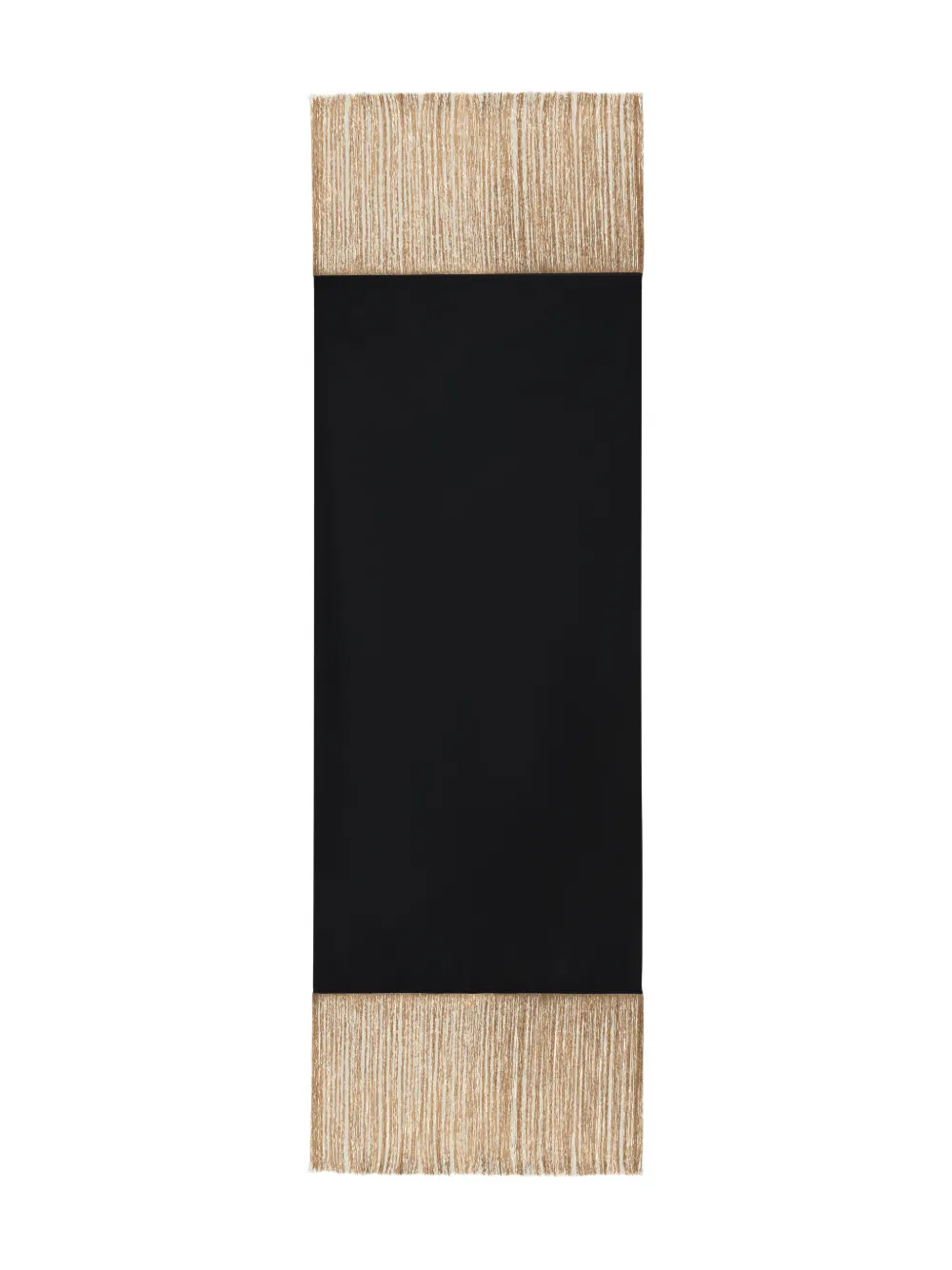 

Шарф с бахромой Zizi Sole Taller Marmo, черный