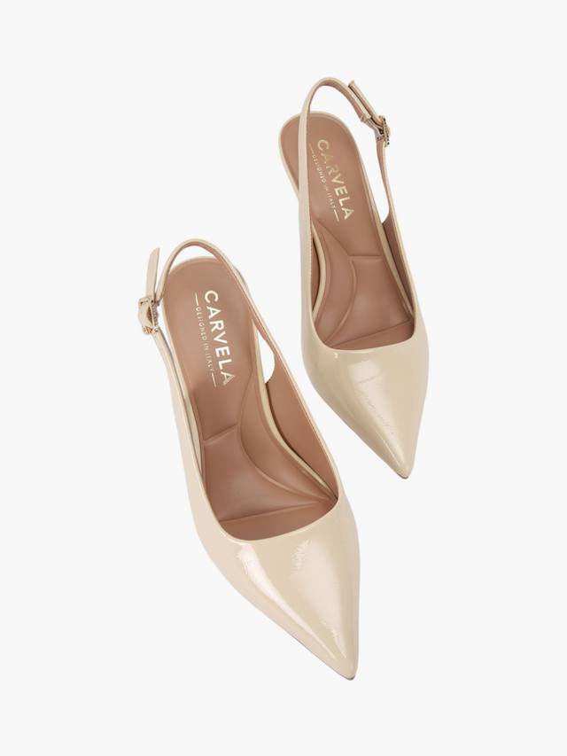 Spirit Patent заостренные лодочки на тонком каблуке Carvela, Beige — фото 3