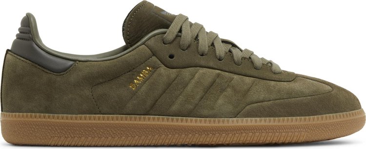 

Кроссовки Samba 'Olive Strata Gum', зеленый