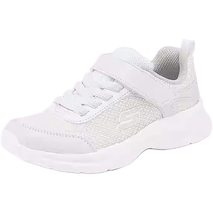Skechers Kids Мальчики дышащие низкие детские повседневные кроссовки white kids' — фото 3