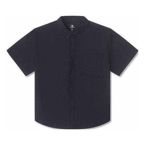 

Рубашка short sleeve basic woven shirt 'black' Converse, черный