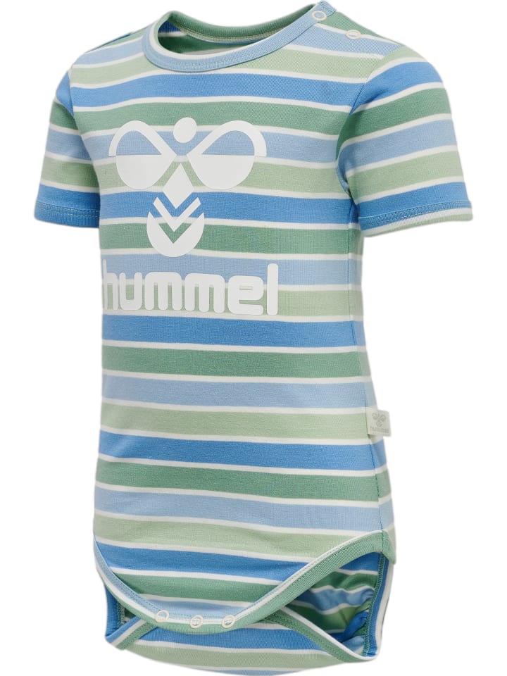 Комбинезон Hummel на кнопках для мальчиков серо-нефритового цвета Hummel — фото 4