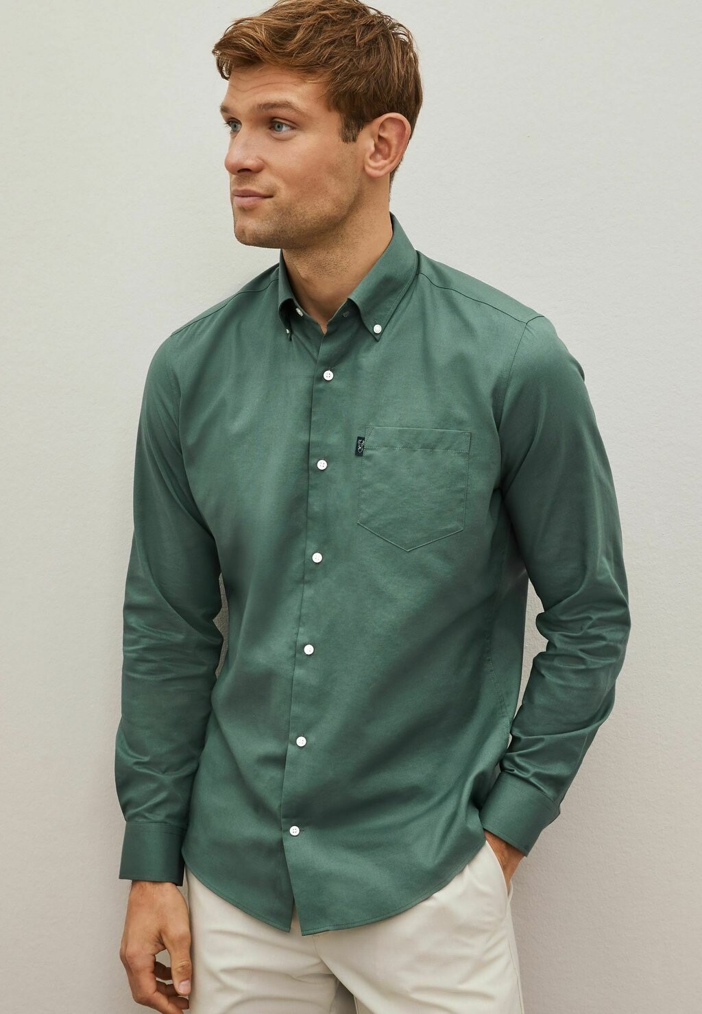 

Рубашка Easy Iron Oxford Next, цвет seafoam green