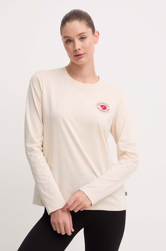 

Хлопковая водолазка 1960 Logo Fjallraven, бежевый