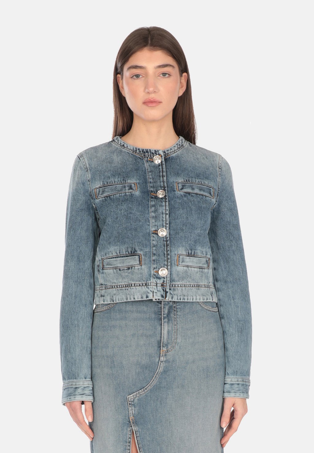 

Джинсовая куртка DURBAN Pinko, цвет Blu Denim