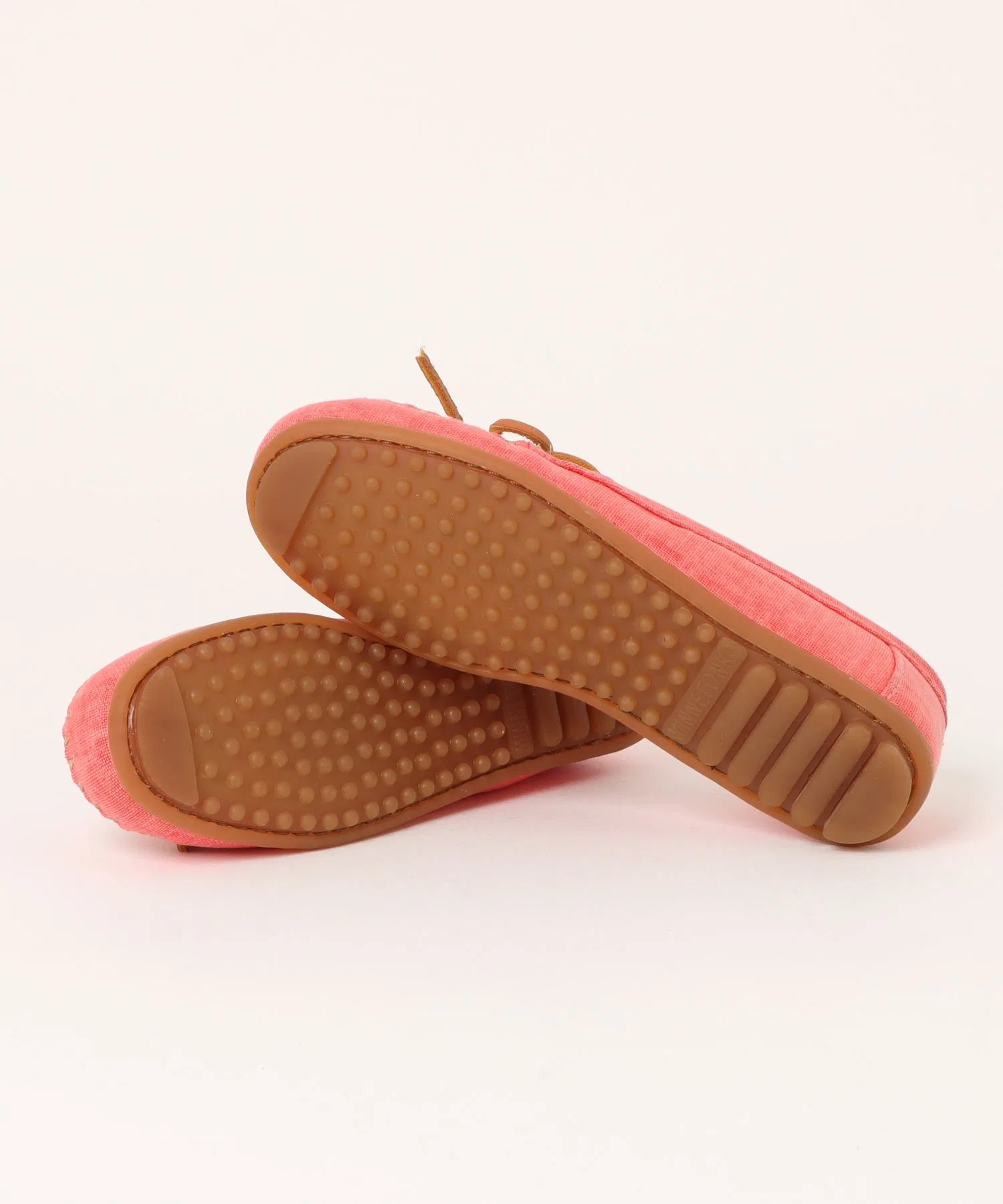 Унисекс мокасины из канваса Minnetonka CANVAS MOC жёлтые — фото 3