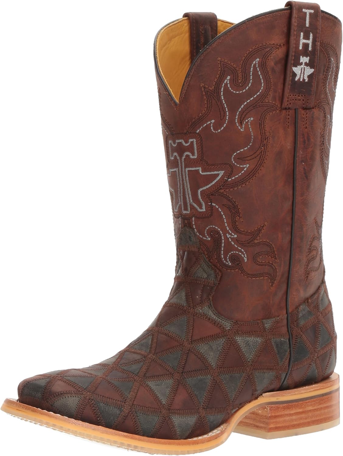 

Ботинки Tin Haul для мужчин с треугольным узором, коричневый