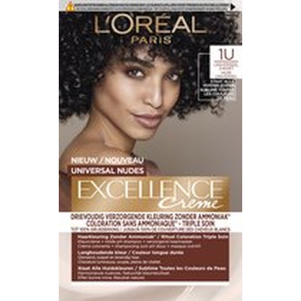 

L'Oreal Paris Excellence Universal Nudes 1u - Универсальный черный - Стойкая краска для волос L'Oréal Paris