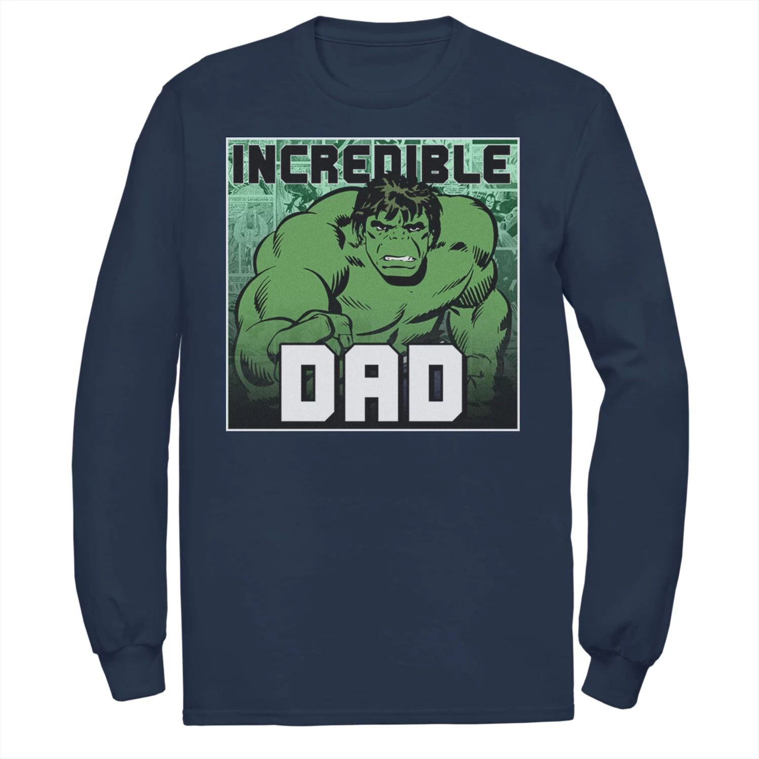 

Мужская футболка Marvel Hulk Father's Day Incredible Dad Tee Licensed Character