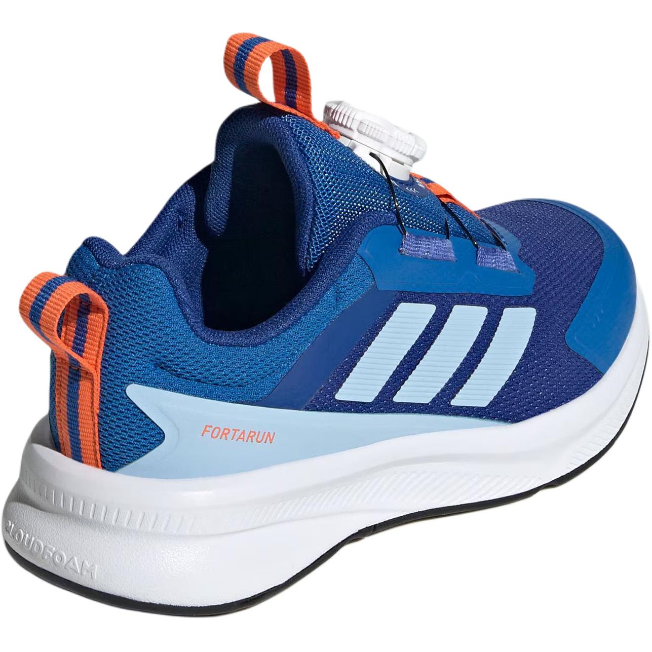Детские кроссовки FORTARUN 4.0 с низким верхом, устойчивые к истиранию Adidas, синий — фото 4