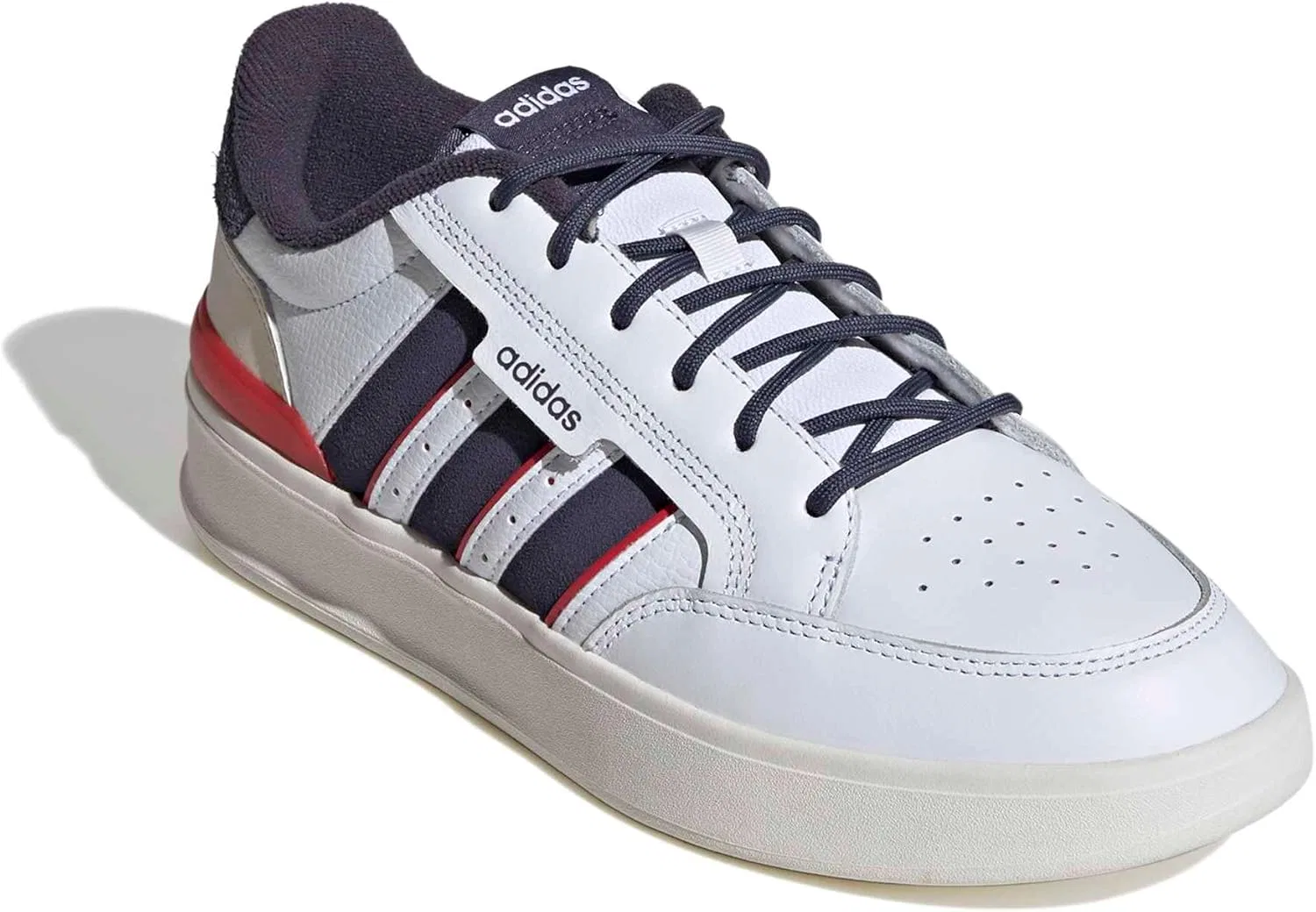 Мужские кроссовки Adidas Aspyre с тремя полосками, Ftwr White Shadow Navy Pure Ruby — фото 3
