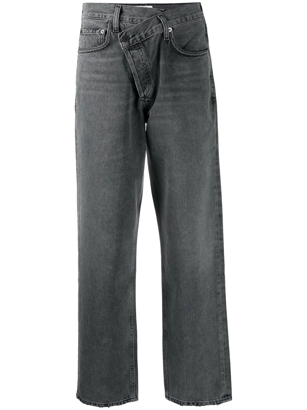 

Джинсы Criss Cross прямого кроя AGOLDE, серый
