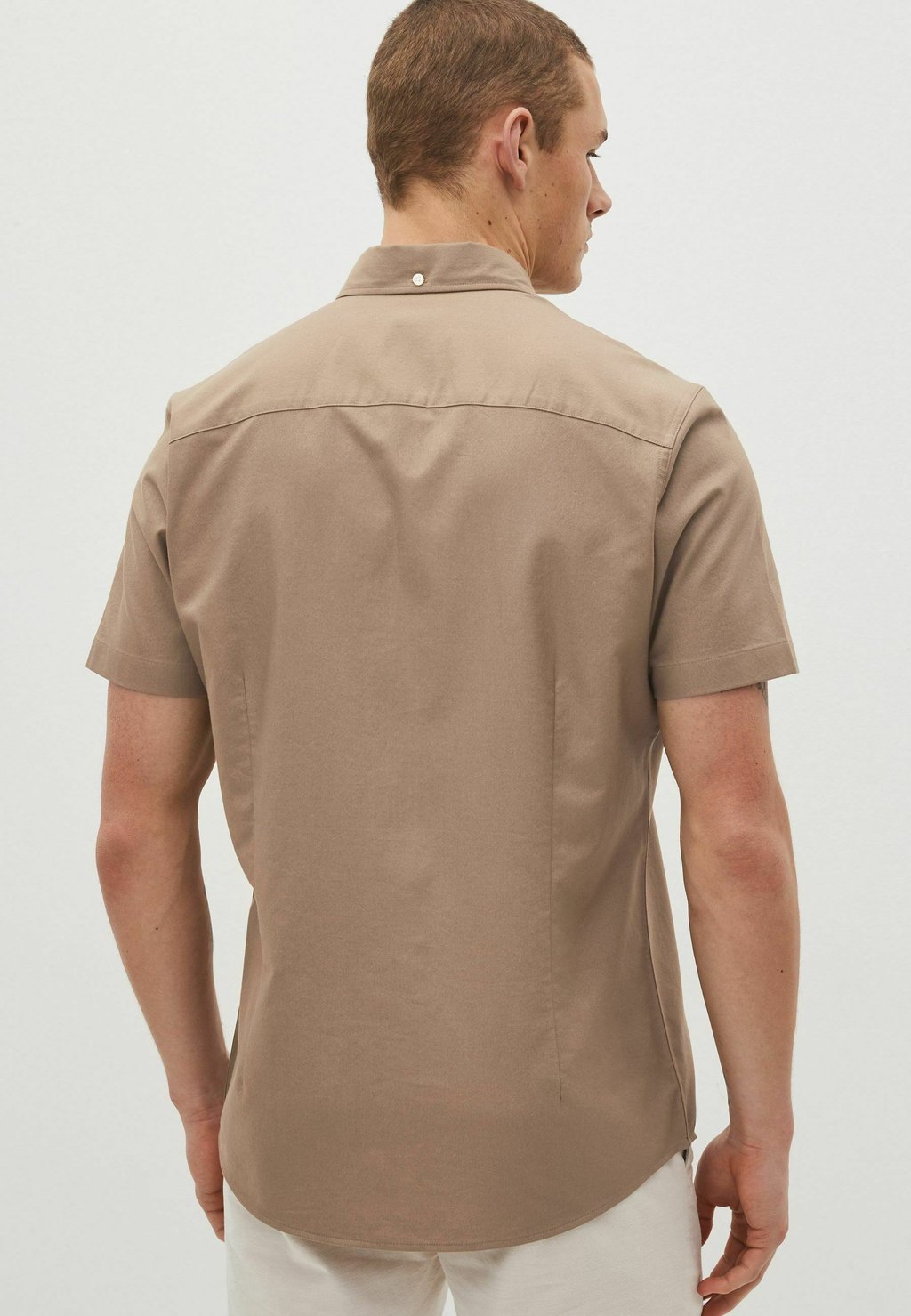 

Рубашка Short Sleeve Oxford Next, цвет stone natural