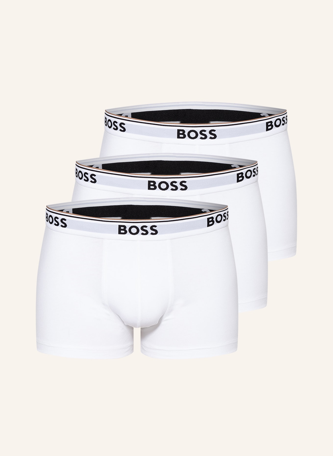 

3 пары боксеров Boss, белый