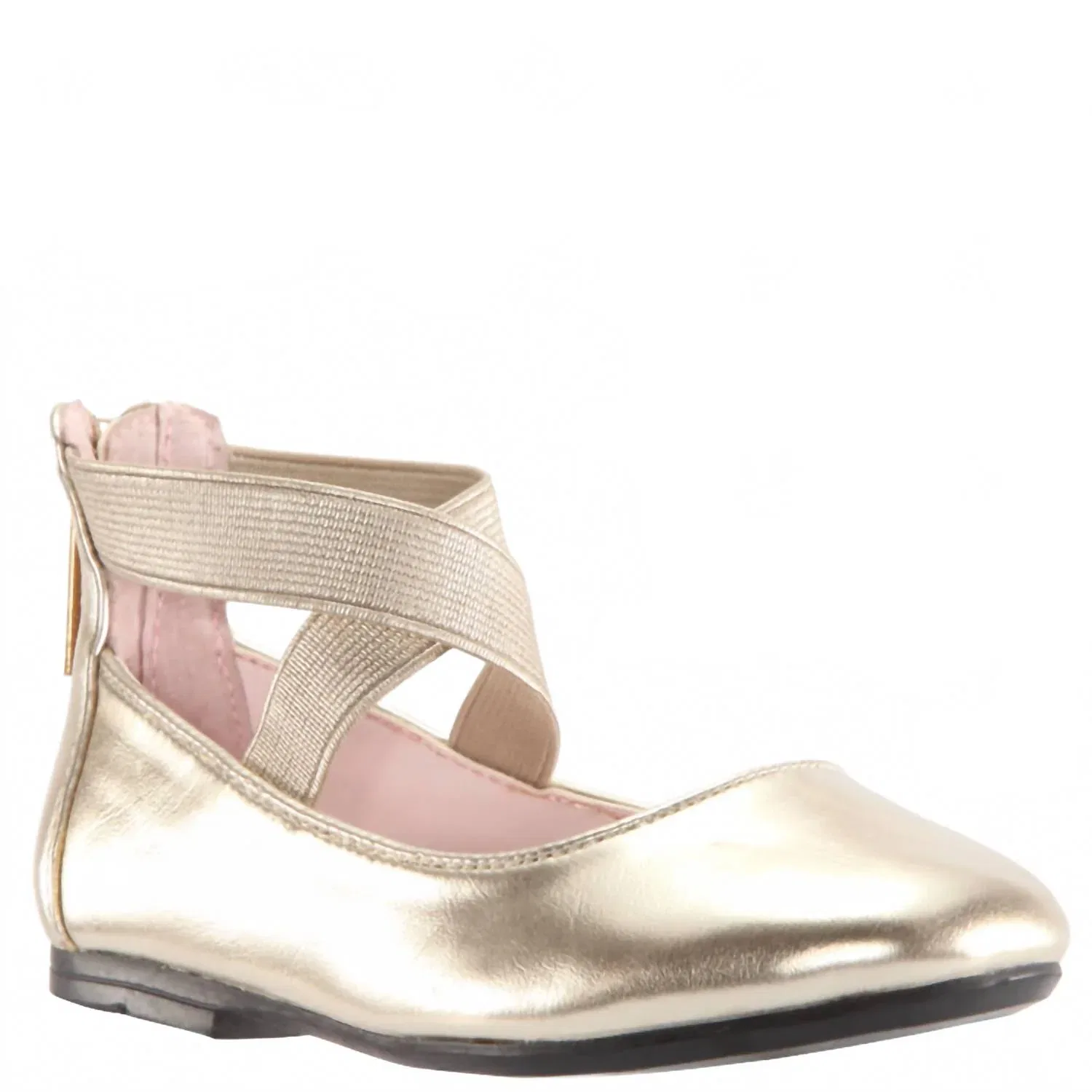 Nina Детские балетки Marissa в цвете Platino Metallic — фото 4