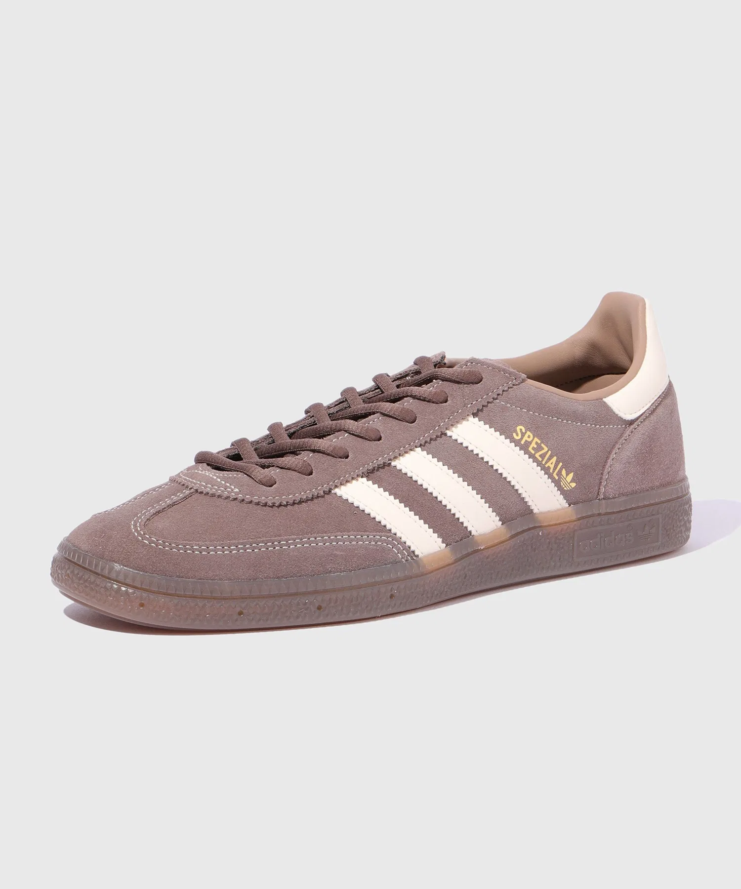 Мужские кроссовки из замши Adidas HANDBALL SPEZIAL KK1153 коричневые — фото 2