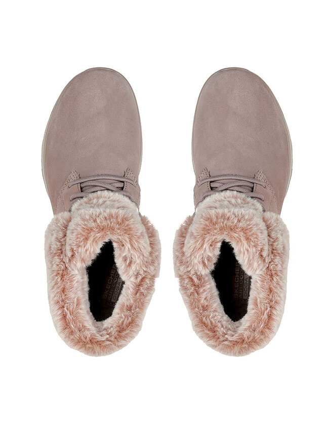 Ботильоны Skechers On-The-Go Joy Plush Dreams 144042/DKTP, коричневый — фото 4