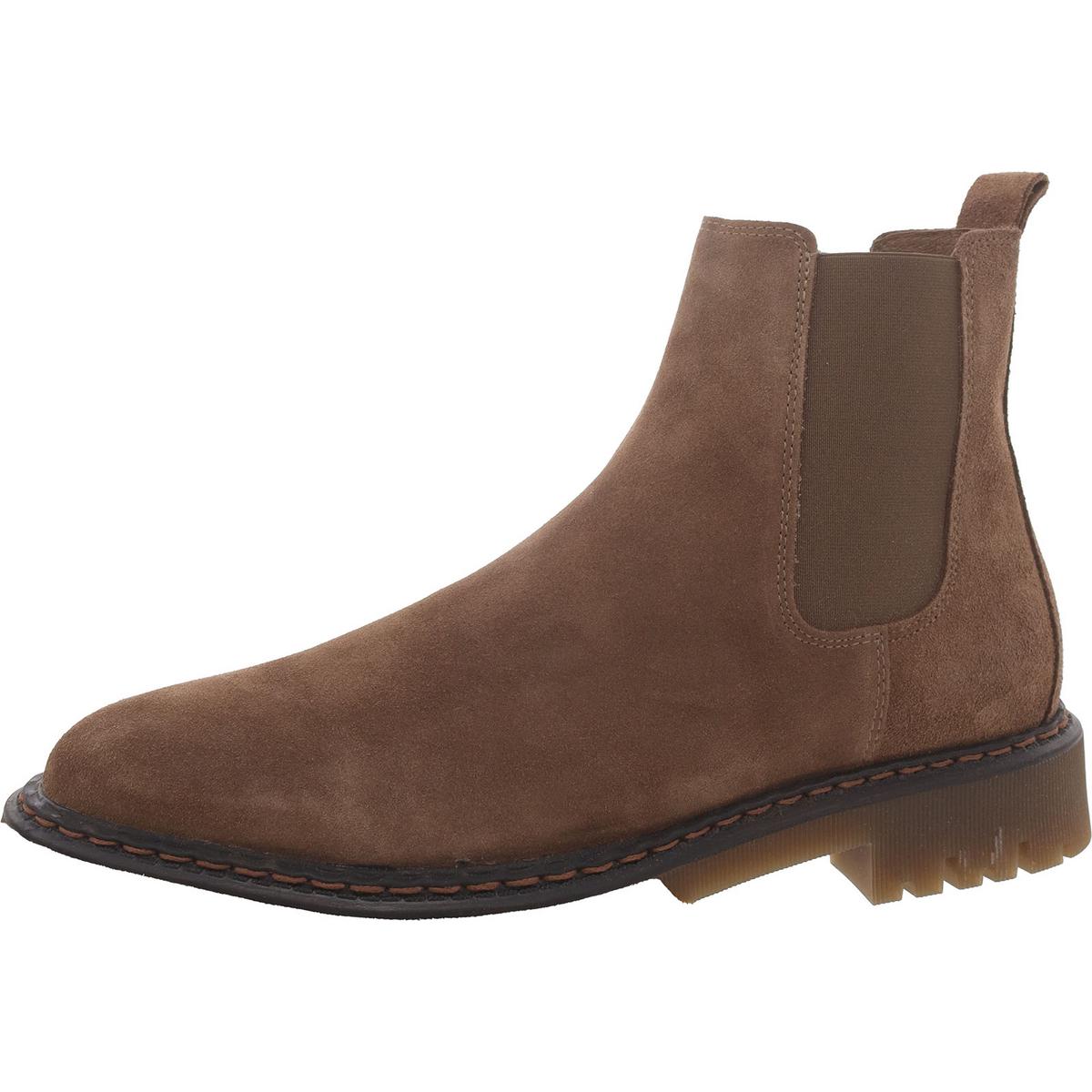 

Ботинки Raj Mens Suede Logged Sole Chelsea Steve Madden, цвет taupe suede