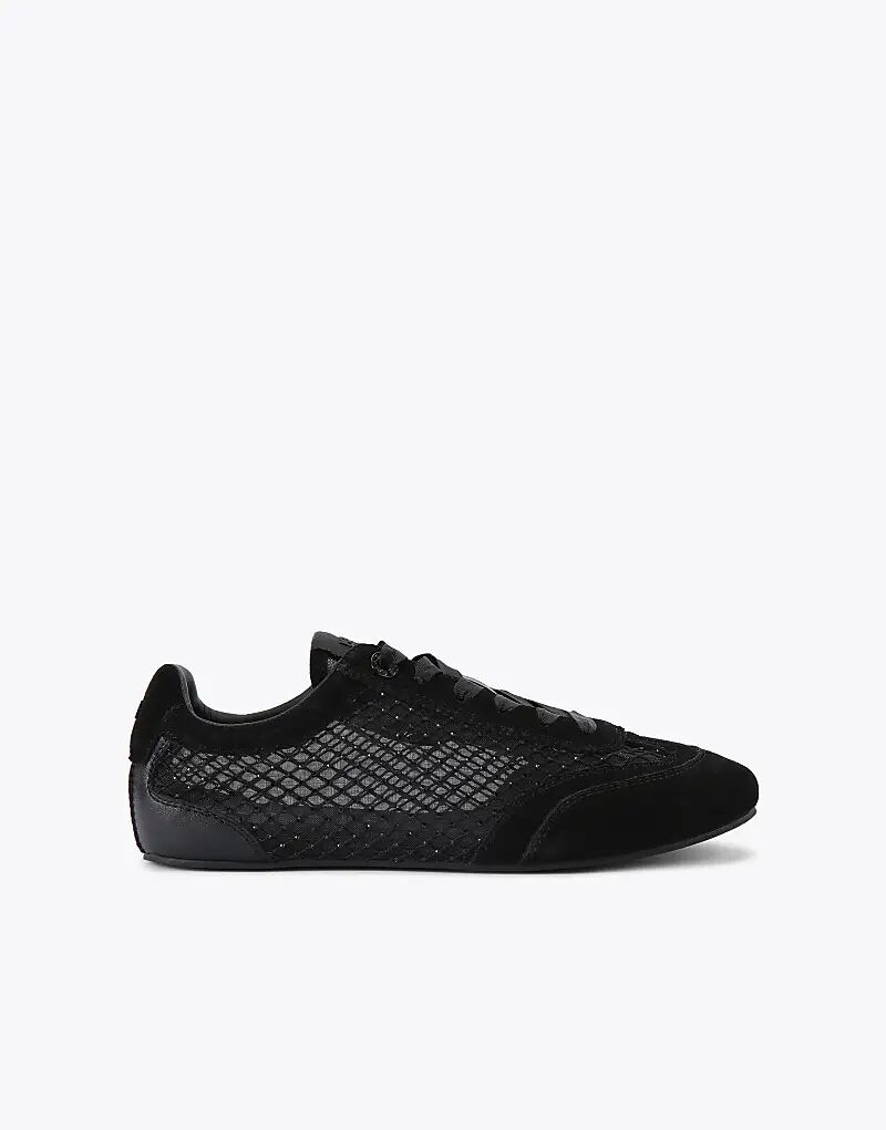 Кроссовки KG Kurt Geiger Listen из черной замши