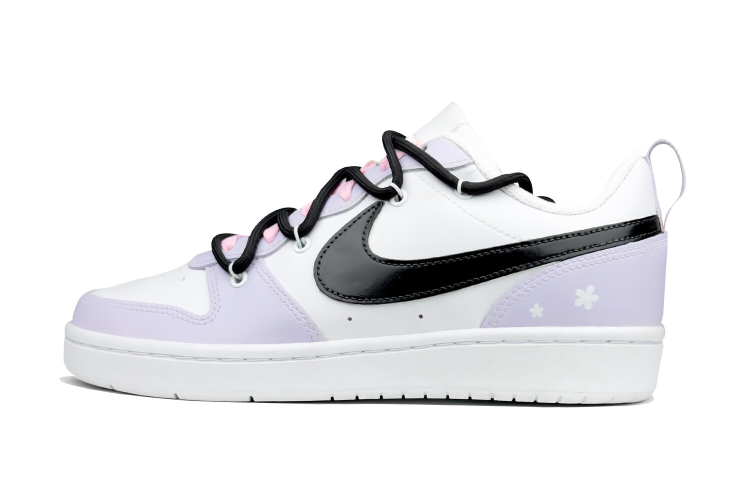 

Кроссовки Nike Court Borough 2 Skateboarding Shoes Women's Low-top Purple/black/white, фиолетовый