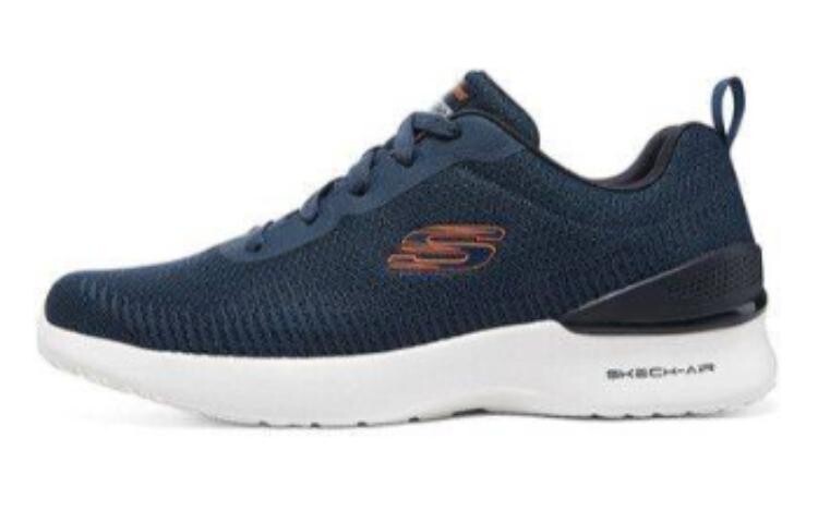 

Кроссовки мужские с низким верхом темно-синие/оранжевые Skechers