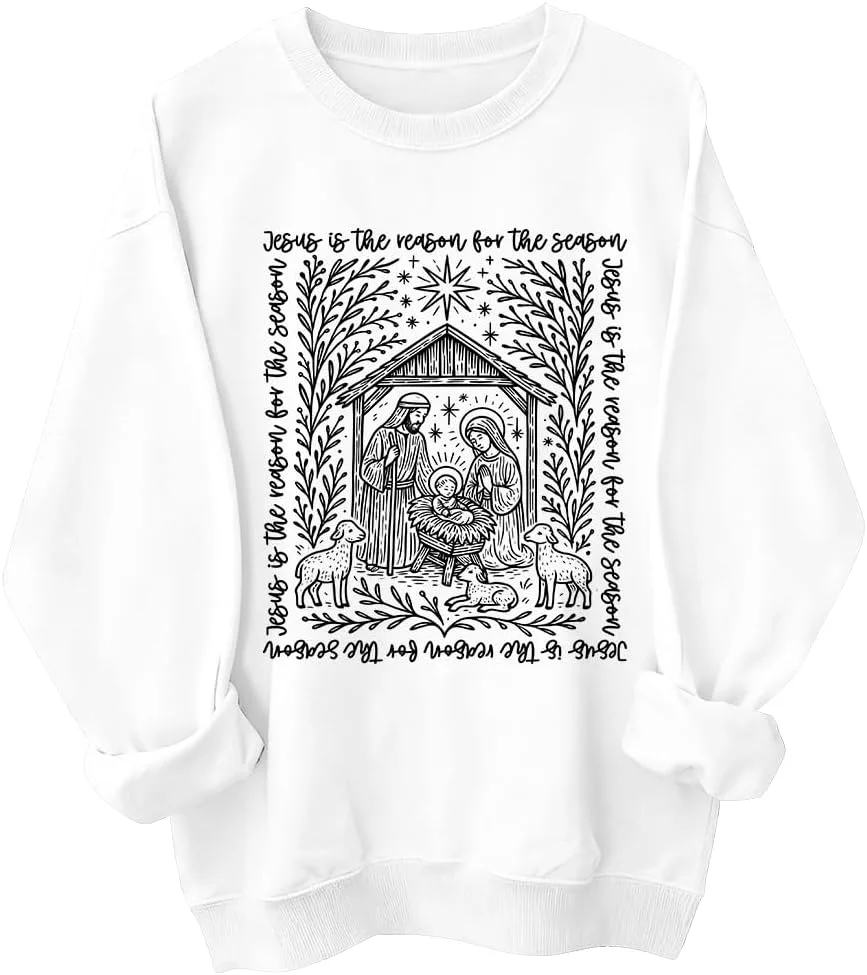 

Толстовка с принтом "Jesus Is The Reason" NACJOM