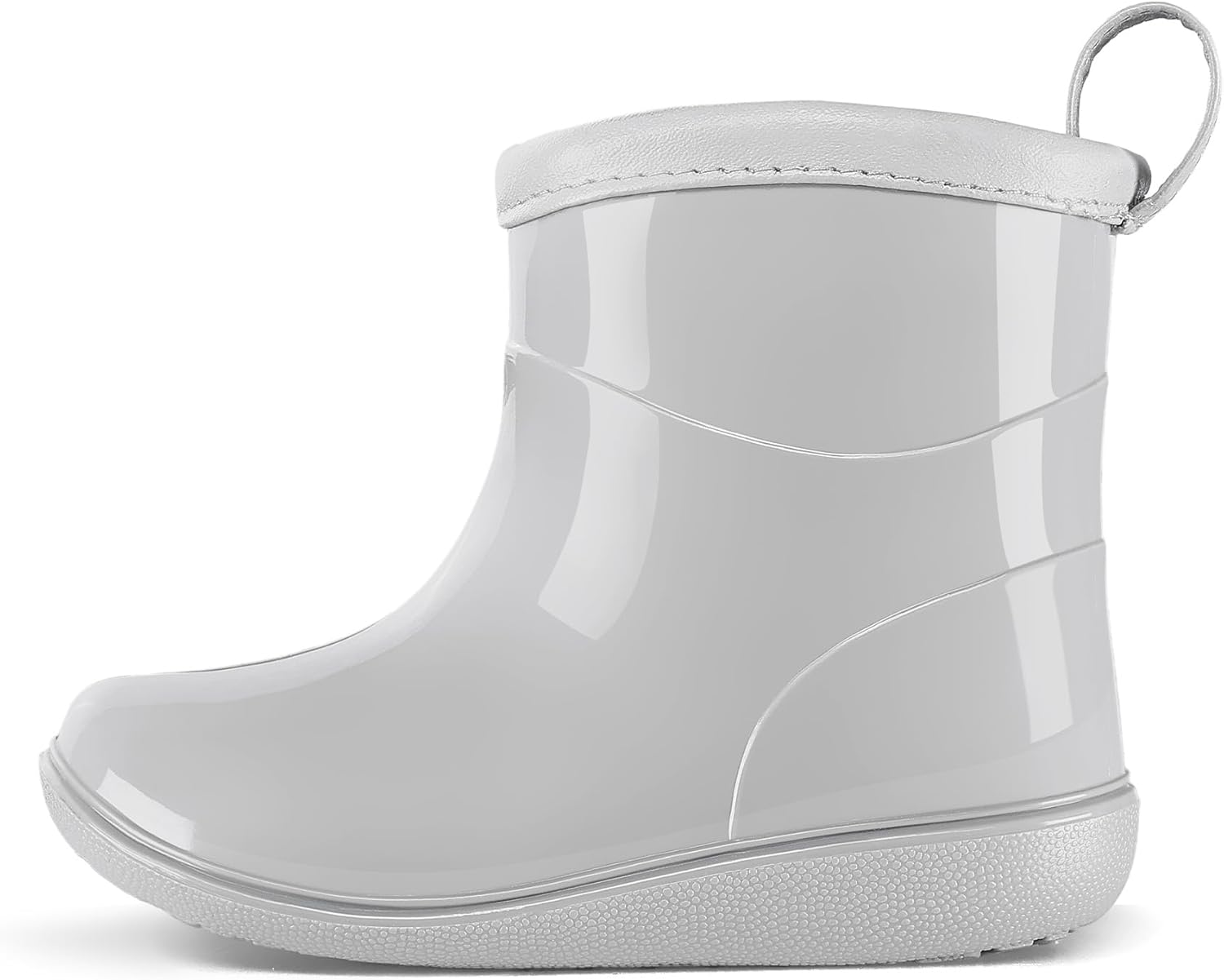 

Резиновые сапожки для малышей K KomForme, удобная обувь от дождя для мальчиков и девочек, водонепроницаемые, легкие, для улицы, Grey