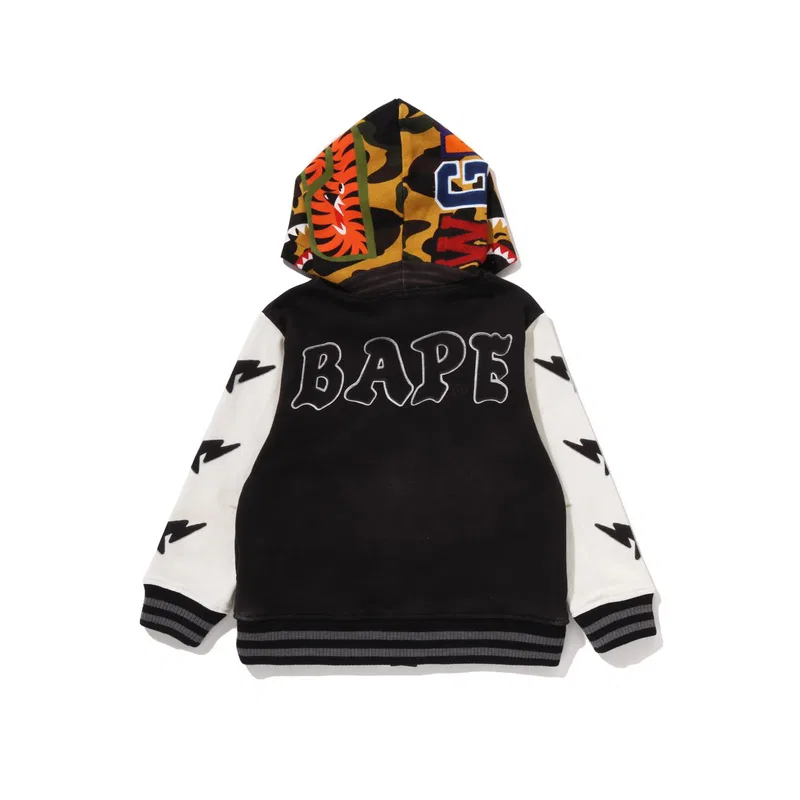 Куртка SS26 для детей 3-7 лет A BATHING APE, Black BKX — фото 3