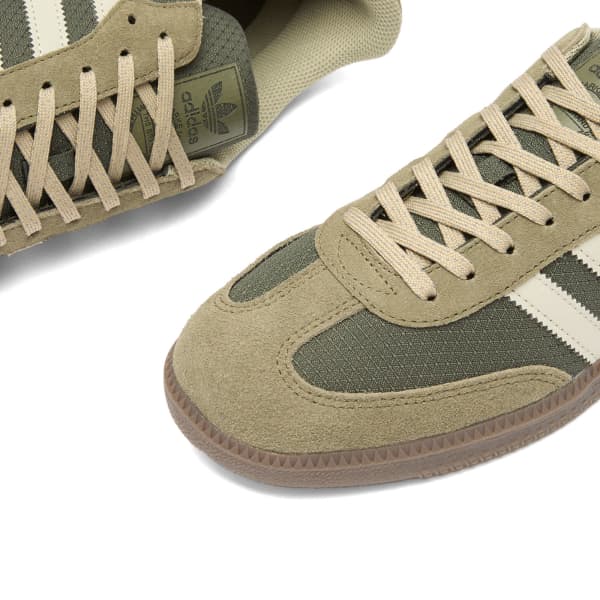 Самба ог кроссовки Adidas, shadow оливковый, putty серый & оливковый strata — фото 3