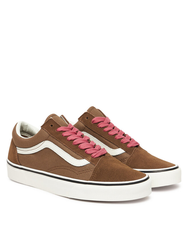 Тканевые кеды Old Skool VN000D6WRPK1 Vans, коричневый — фото 2