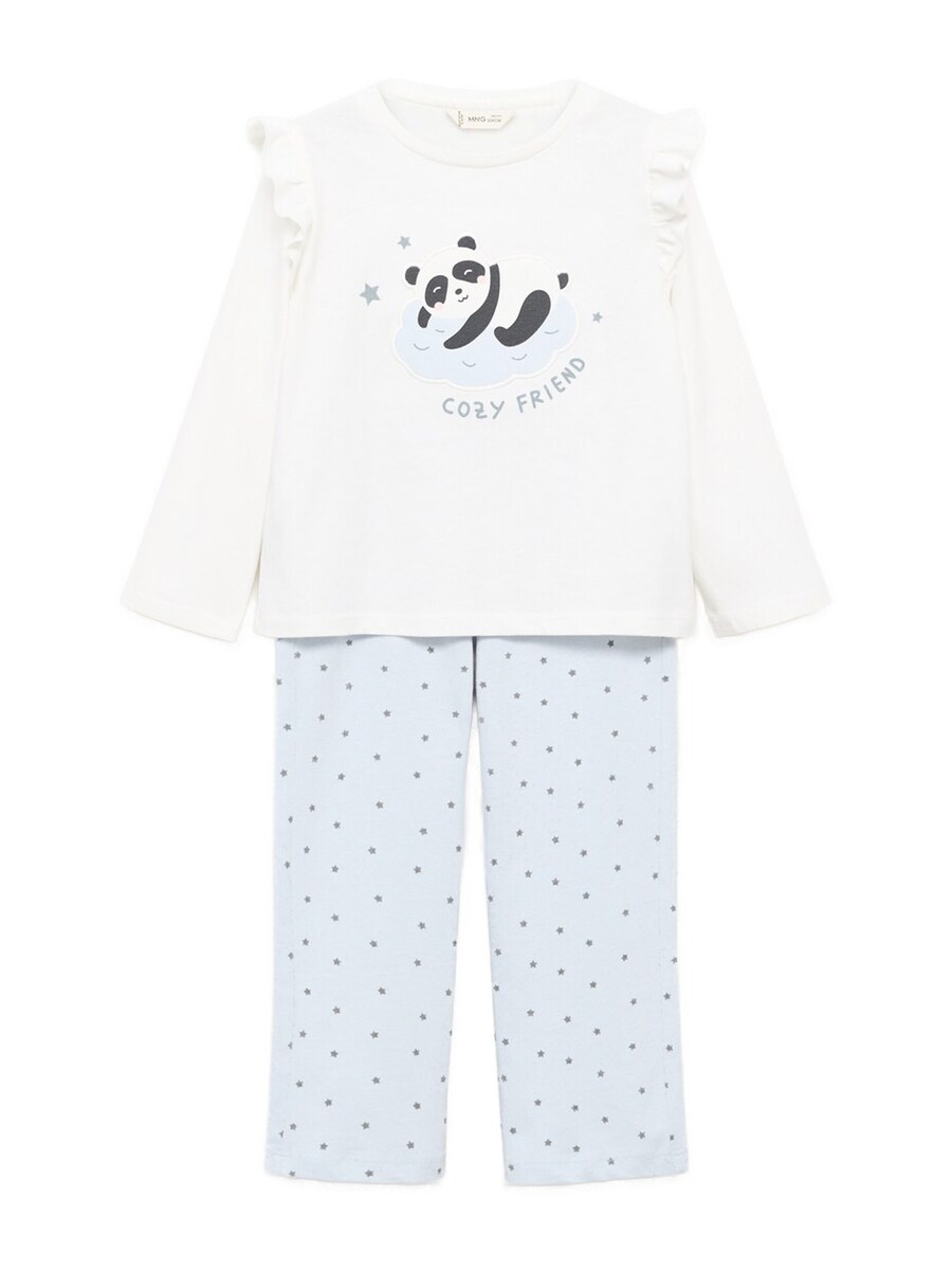 

Пижама MANGO KIDS PANDITA, Off white