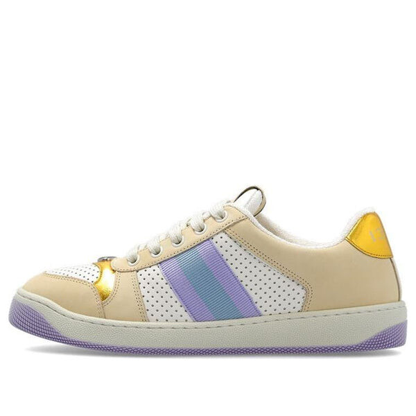 Кроссовки screener 'beige purple' Gucci, бежевый