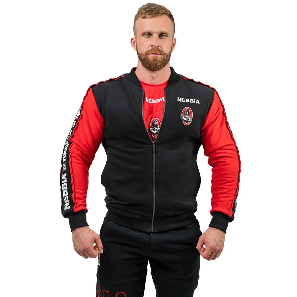 

Толстовка Nebbia Bomber Legend Of Today full zip, черный