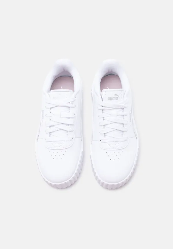 Кроссовки унисекс carina 3.0 holo 2.0 jr Puma, White/Silver-Coloured/Mauve Mist — фото 4
