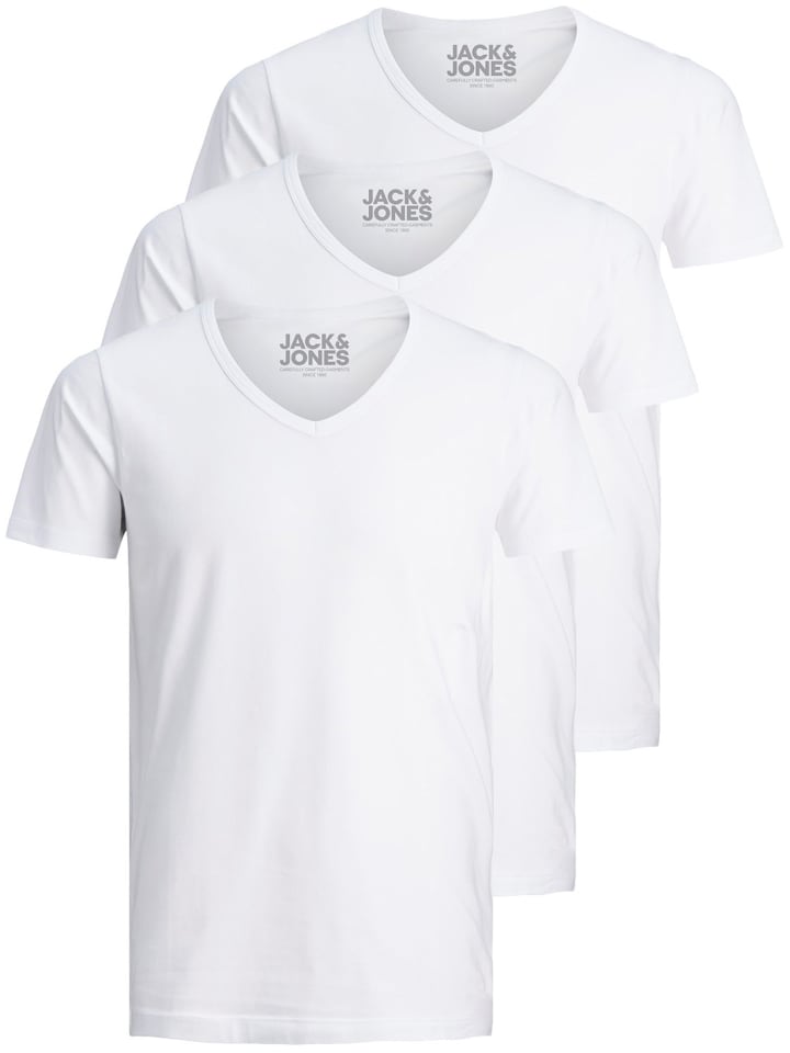 

Футболка Jack & Jones, цвет white/white/white