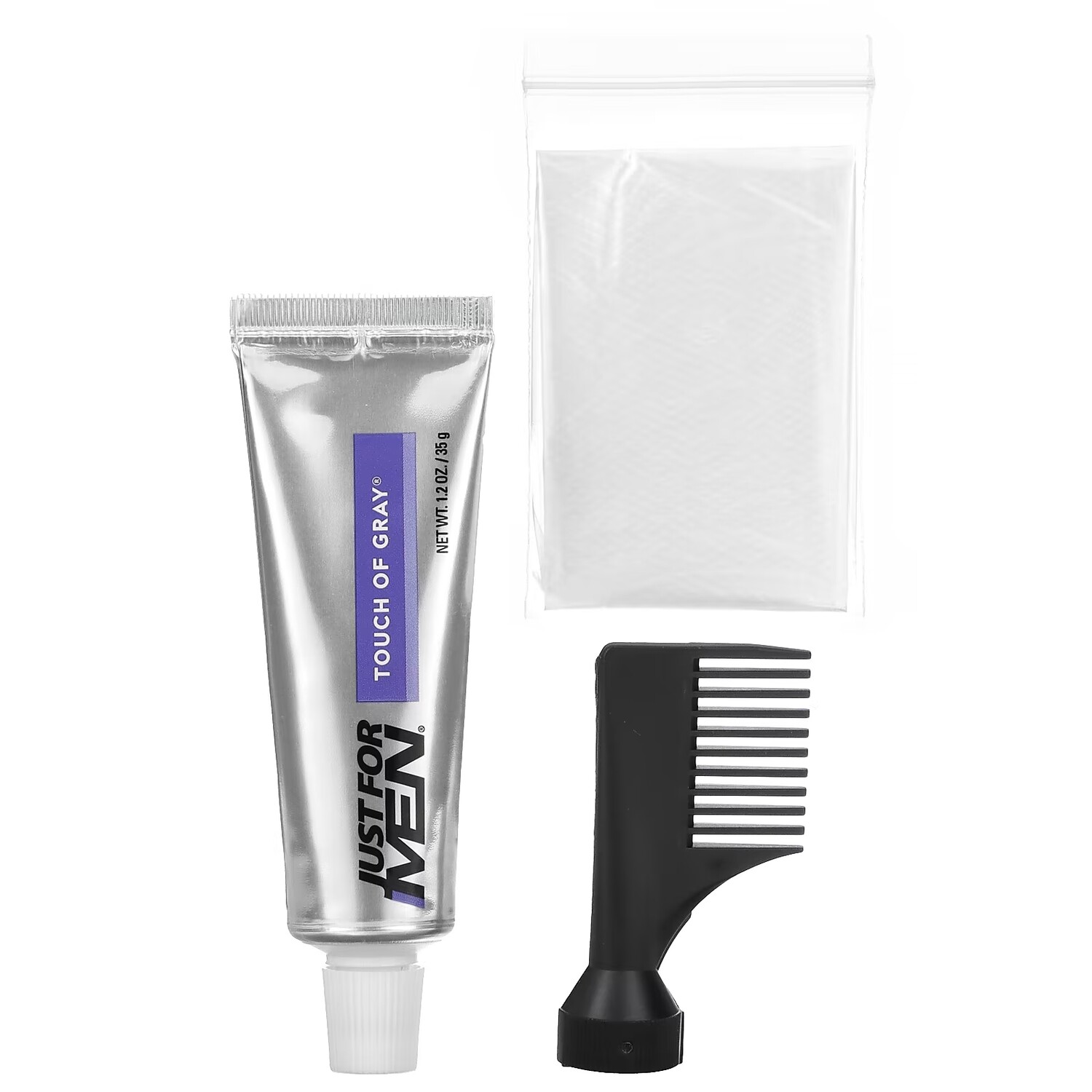 Набор для окрашивания волос Just for Men Touch of Grey T-55 Black — фото 3