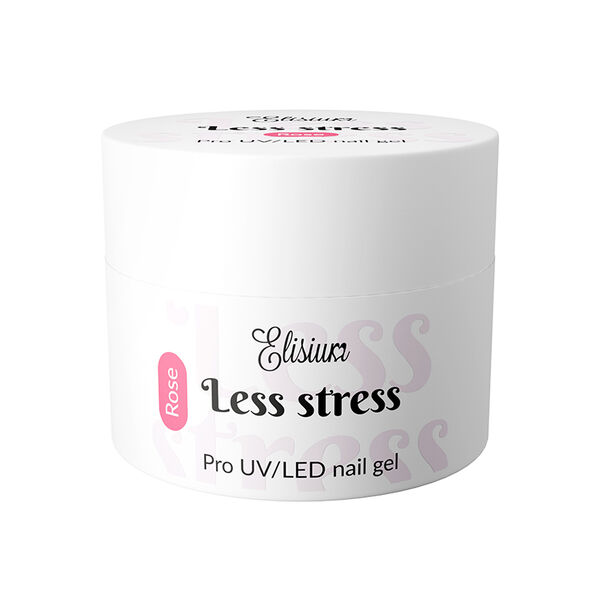 

Гель для наращивания ногтей Rose, 40 мл Elisium Less stress, цвет rose