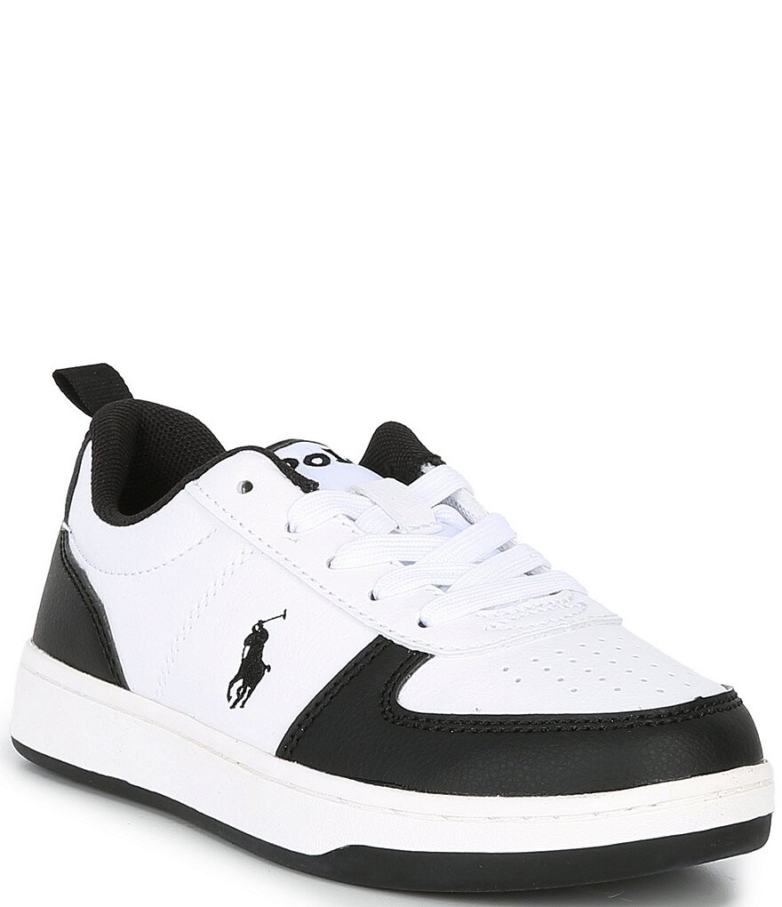 

Кроссовки Polo Court II для мальчиков Polo Ralph Lauren (Молодежные), белый