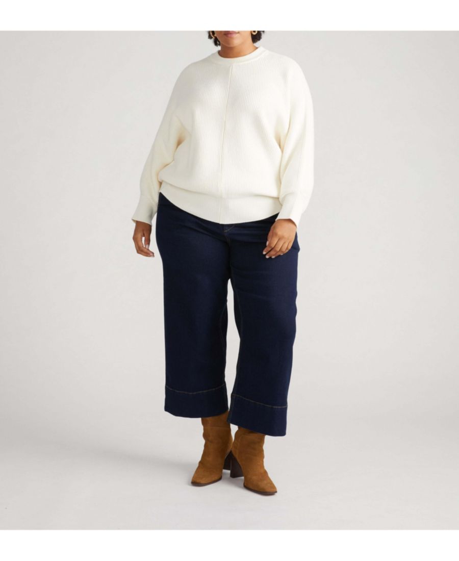 

Женские укороченные джинсы Carol с высокой посадкой Universal Standard, Dark indigo