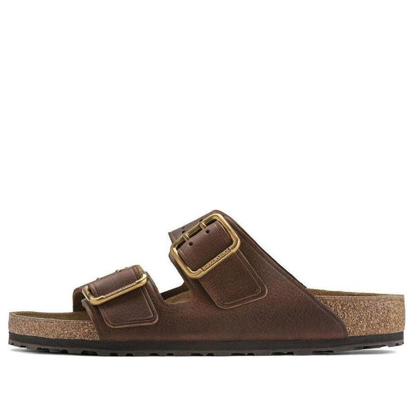

Тапочки arizona bold leather sandals 'roast' Birkenstock, коричневый