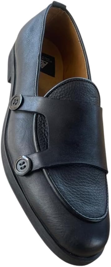 

Мужские лоферы Buny Ventures BV из цельной кожи, ручная строчка, черный