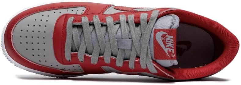Мужские кроссовки Nike Air Force 1 '07 LV8, белый/красный/серый — фото 3