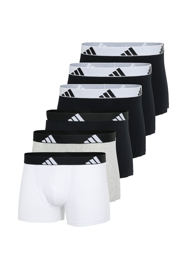 

Ретро шорты/брюки 6 пар в упаковке активный гибкий хлопок Adidas, мультиколор